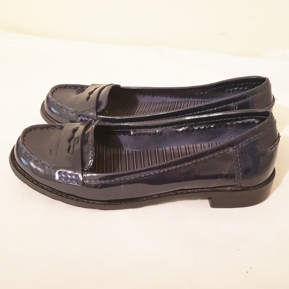 Gianni Bini Black Patent Leather Loafers Size 7.5 - Picture 4 of 7